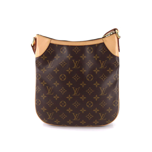 Louis Vuitton Monogram Odeon PM Shoulder Bag Brown