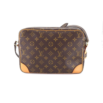 Louis Vuitton Monogram Nile Shoulder Bag Brown Gold Hardware