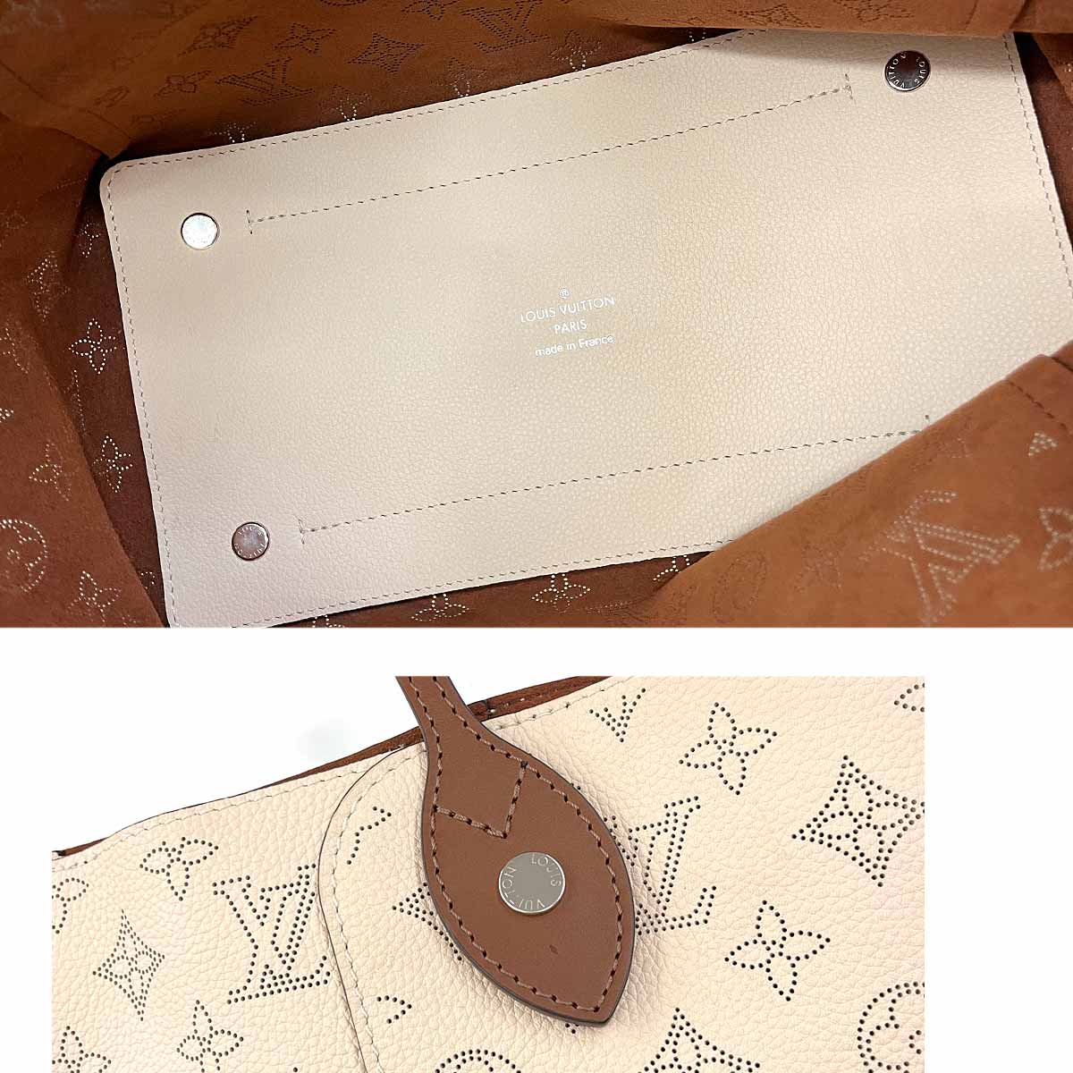 Louis Vuitton Mahina Hina MM 2way Tote Shoulder Bag Leather