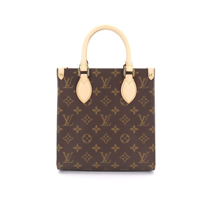 Louis Vuitton Monogram Sac Plat BB 2way Shoulder Bag Brown