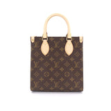 Louis Vuitton Monogram Sac Plat BB 2way Shoulder Bag Brown
