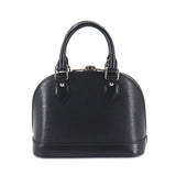 Louis Vuitton Epi Alma BB 2way Hand Shoulder Bag Leather Noir