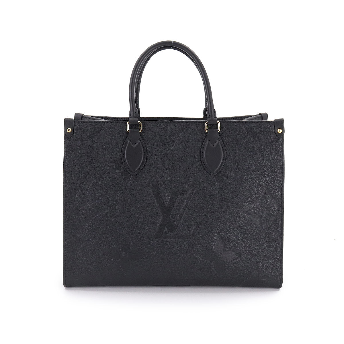 Louis Vuitton Monogram Implant Onthego MM 2way Tote Bag Noir