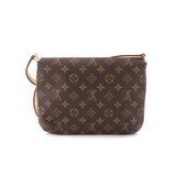 Louis Vuitton Monogram M tte Tango Short Shoulder Bag Brown