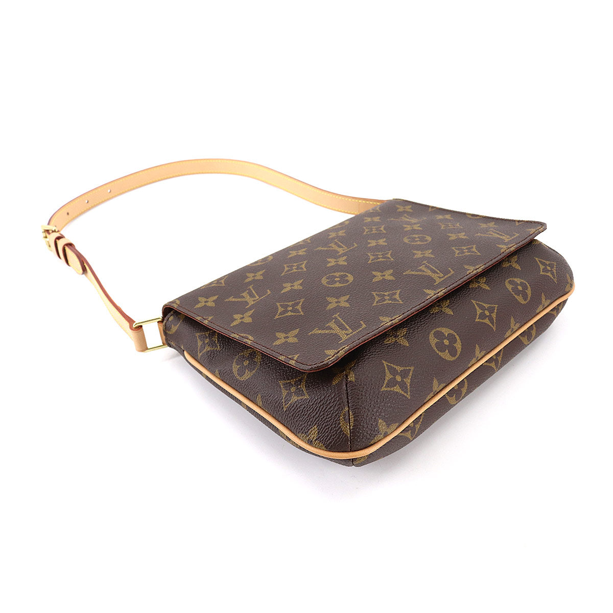 Louis Vuitton Monogram M tte Tango Short Shoulder Bag Brown
