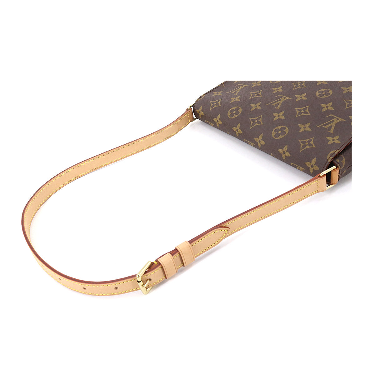 Louis Vuitton Monogram M tte Tango Short Shoulder Bag Brown