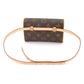 Louis Vuitton Monogram Pochette Florentine Waist Pouch Belt Bag Brown