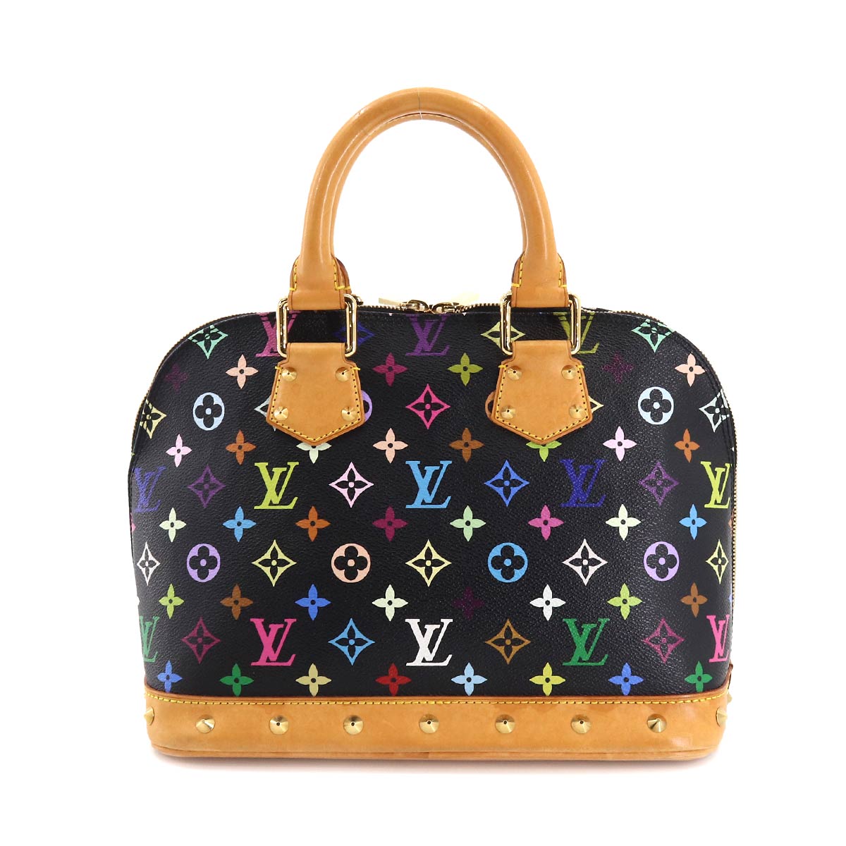 Louis Vuitton Monogram Multicolor Alma Hand Bag Noir
