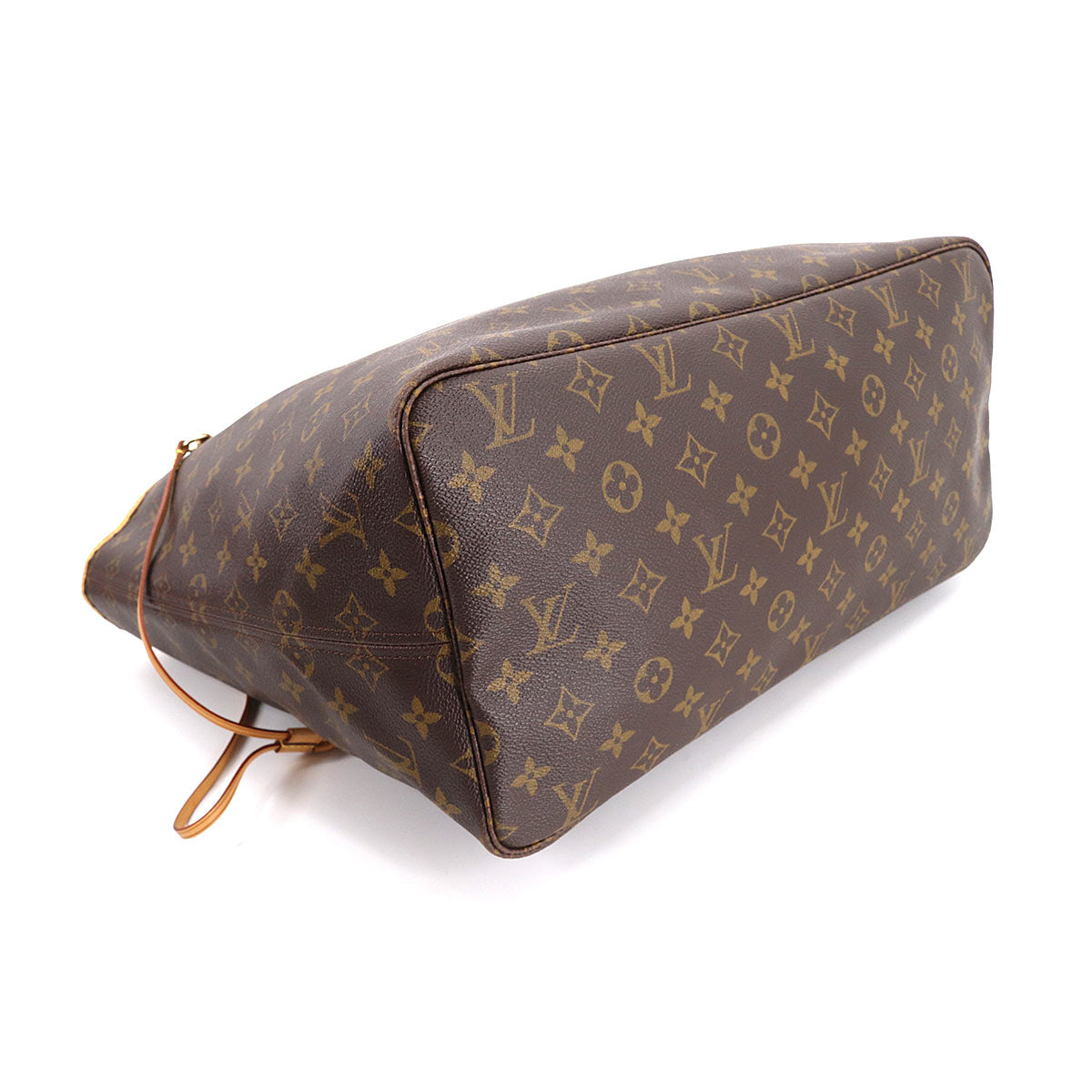 Louis Vuitton Monogram Neverfull GM Tote Bag Brown Gold Hardware