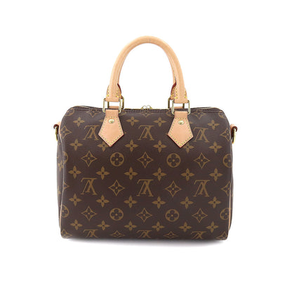 Louis Vuitton Monogram Speedy Bandouliere 25 2way Shoulder Bag Brown