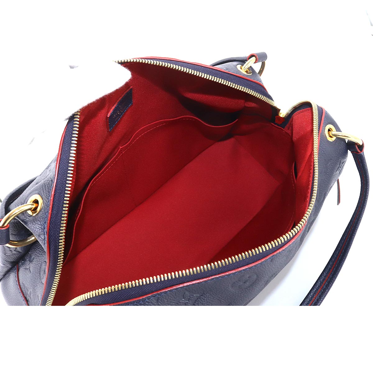 Louis Vuitton Monogram Emplant Pontyu PM 2way Tote Bag Leather