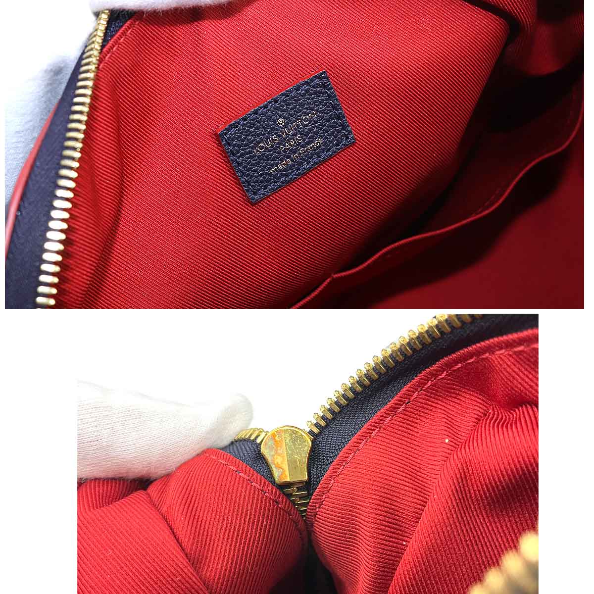 Louis Vuitton Monogram Emplant Pontyu PM 2way Tote Bag Leather