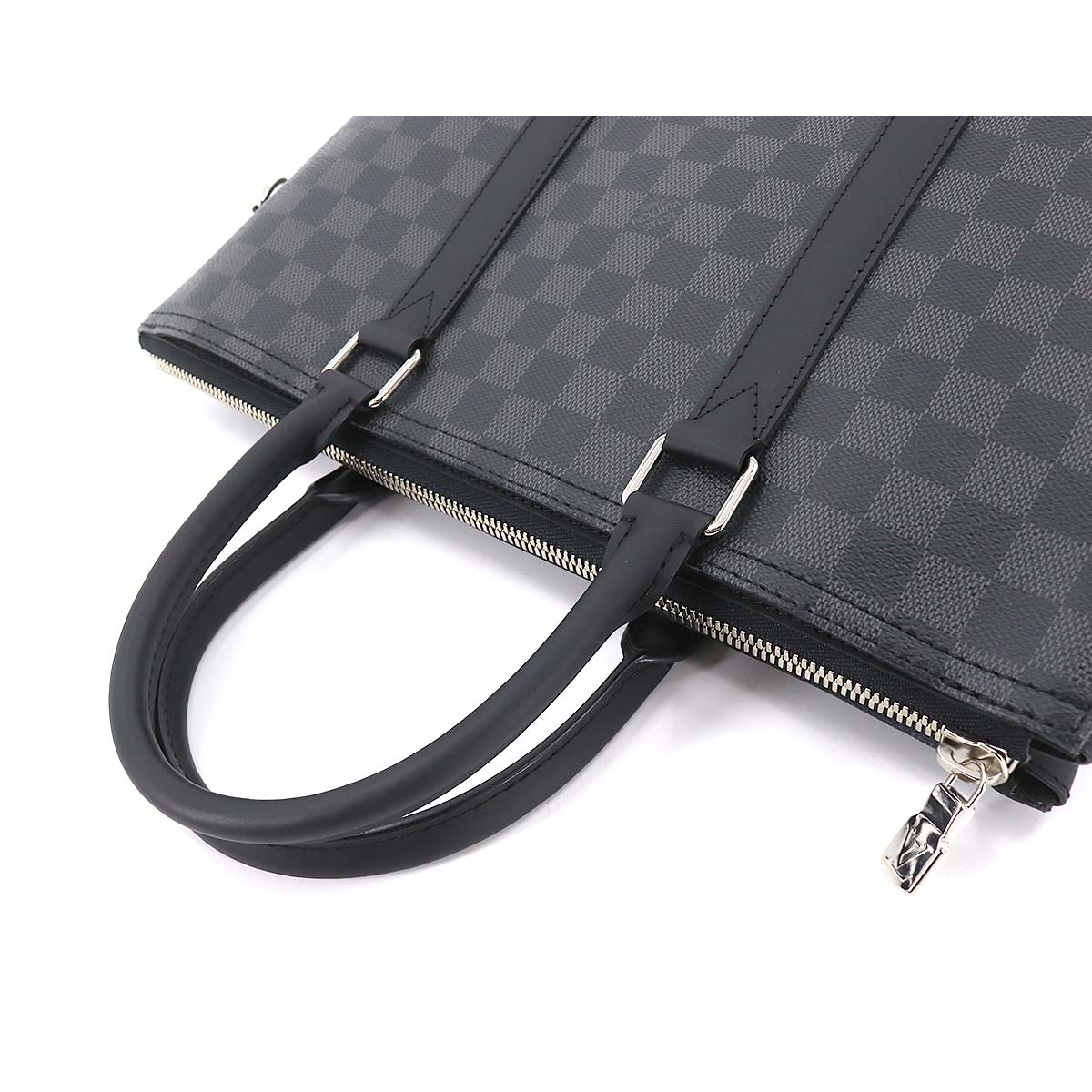 Louis Vuitton Damier Graphite Anton Tote 2way Shoulder Bag Black Gray