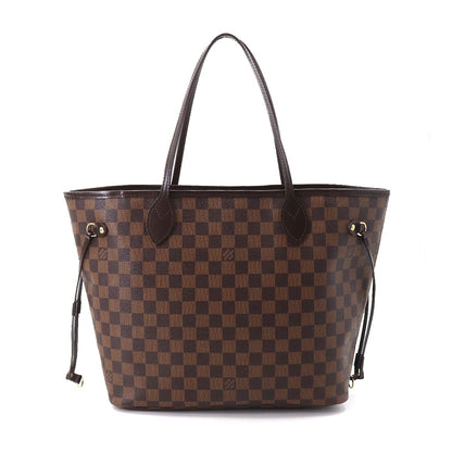 Louis Vuitton Damier Neverfull MM Tote Bag Ebene Cerise Brown