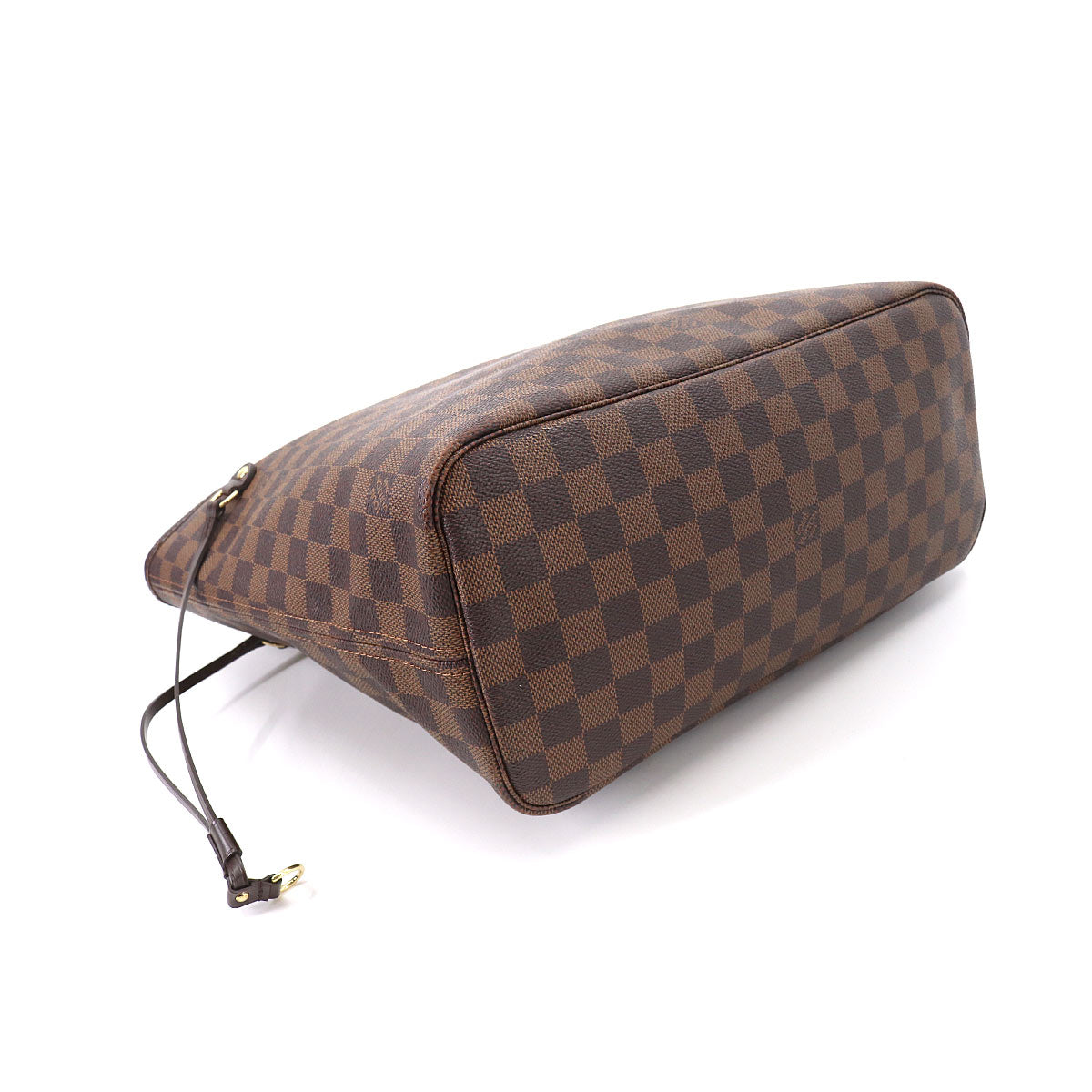Louis Vuitton Damier Neverfull MM Tote Bag Ebene Cerise Brown
