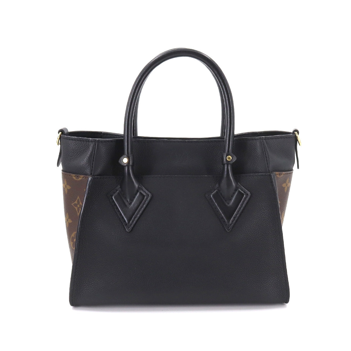 Louis Vuitton Monogram On My Side PM 2way Shoulder Bag Leather