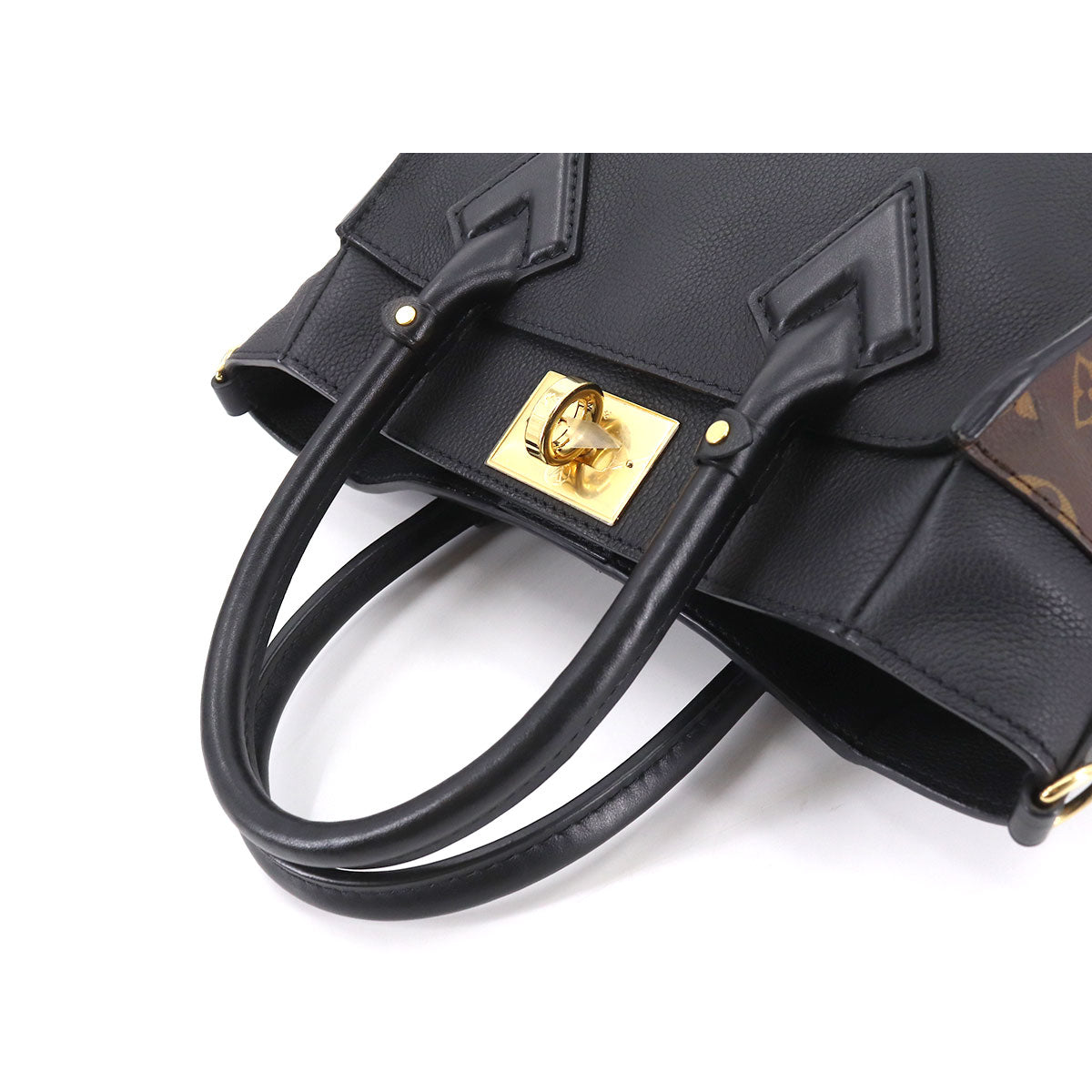 Louis Vuitton Monogram On My Side PM 2way Shoulder Bag Leather