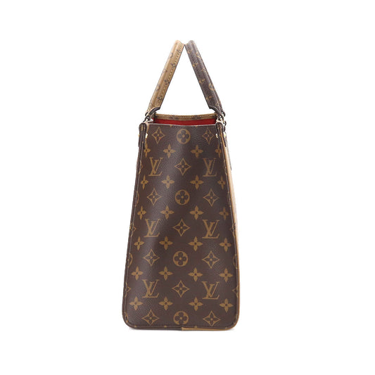 Louis Vuitton Giant Monogram On The Go MM 2way Tote Bag