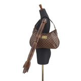 Louis Vuitton Damier Thames GM Shoulder Bag Ebene Gold Metal