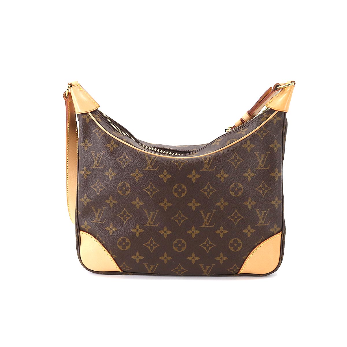 Louis Vuitton Monogram Boulogne Shoulder Bag Brown