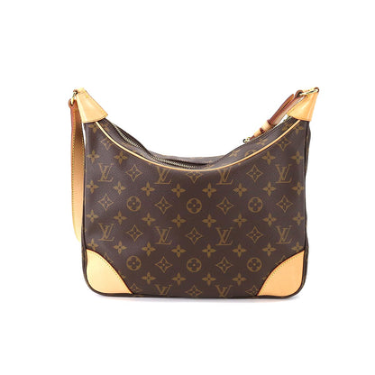 Louis Vuitton Monogram Boulogne Shoulder Bag Brown