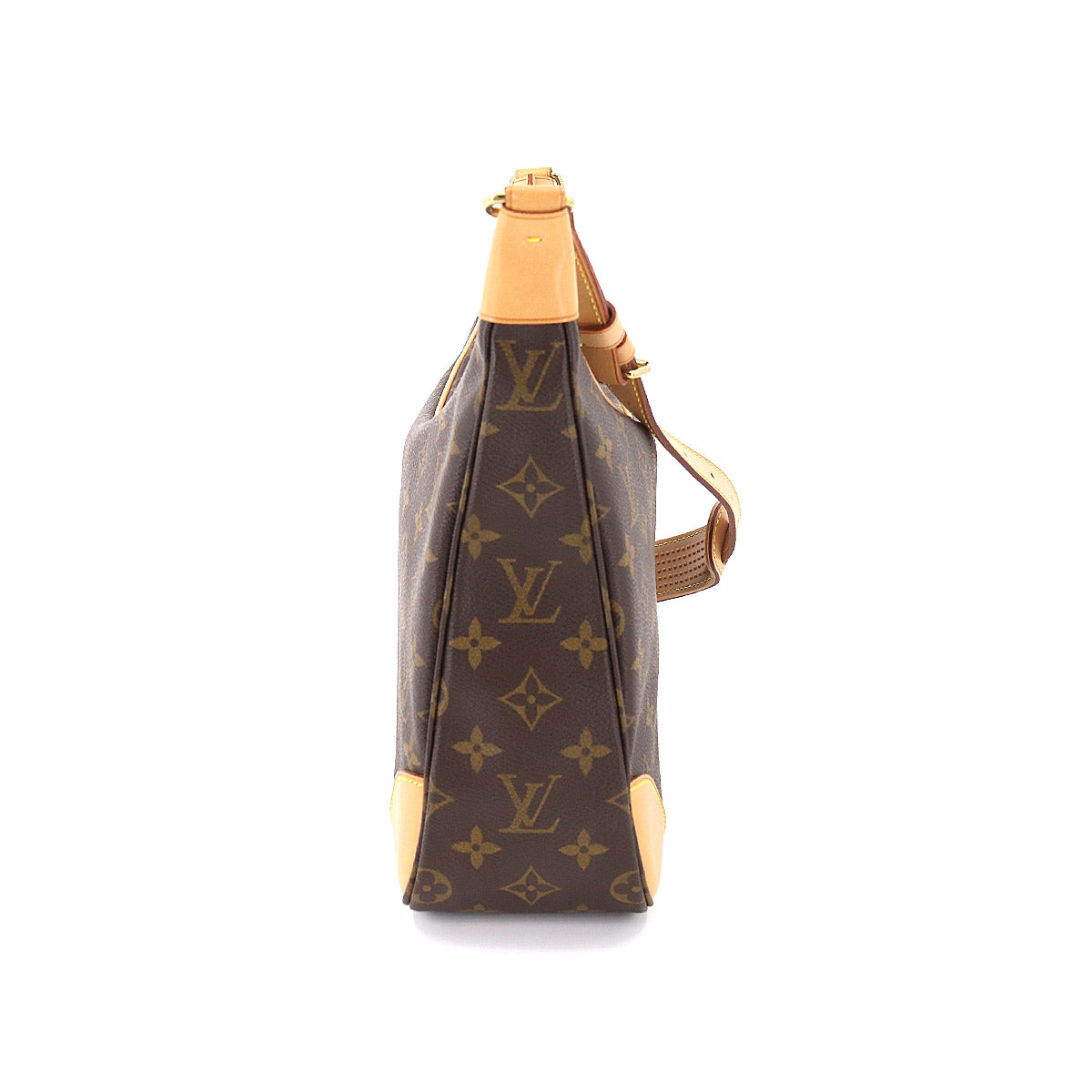 Louis Vuitton Monogram Boulogne Shoulder Bag Brown