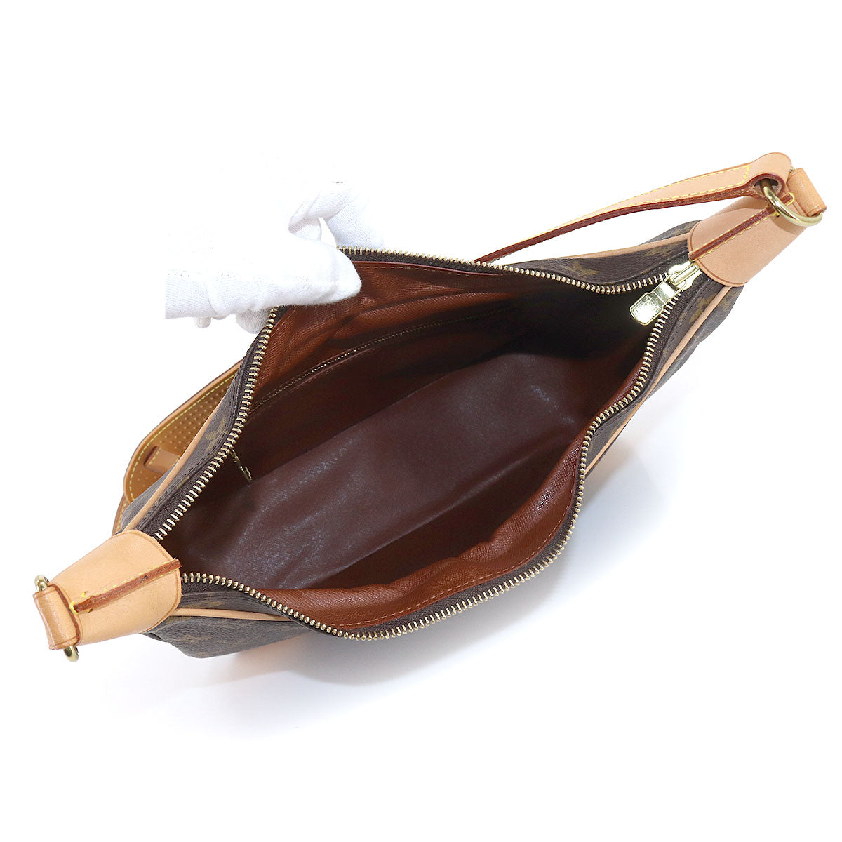 Louis Vuitton Monogram Boulogne Shoulder Bag Brown