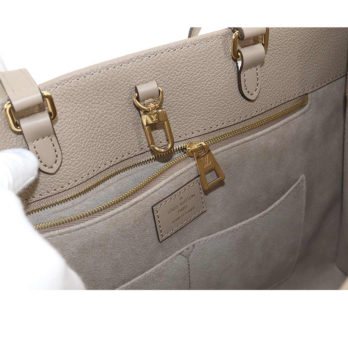 Louis Vuitton Monogram Emplant On The Go MM 2way Tote Bag