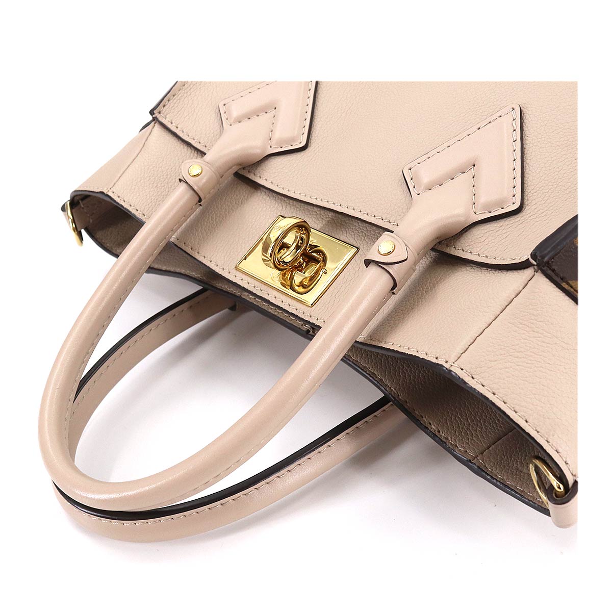 Louis Vuitton Monogram On My Side PM 2way Shoulder Bag Leather