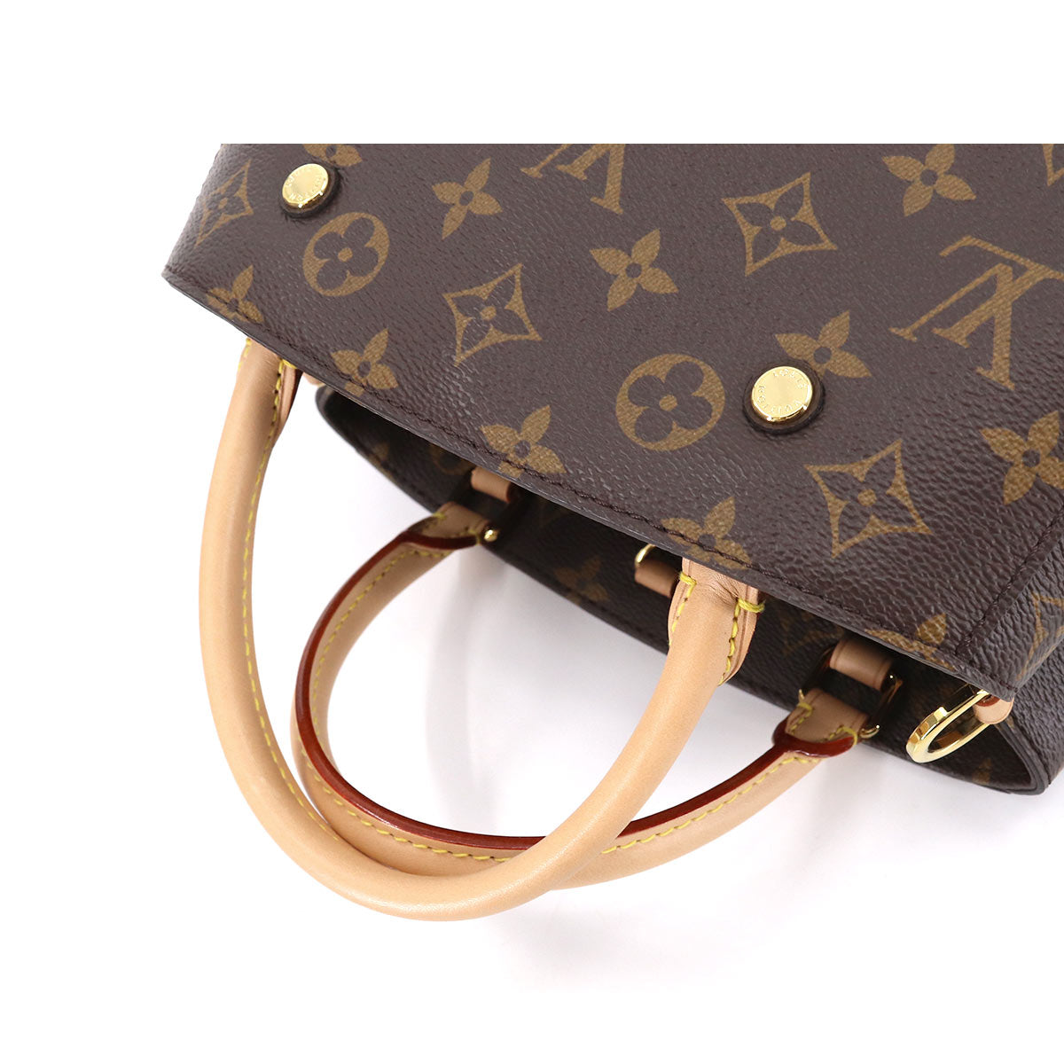 Louis Vuitton Monogram Montaigne BB 2way Hand Shoulder Bag Brown