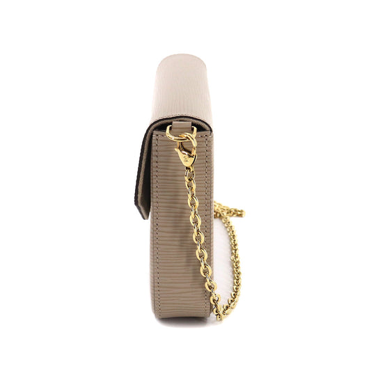 Louis Vuitton Epi Pochette Felicie Chain Wallet Leather