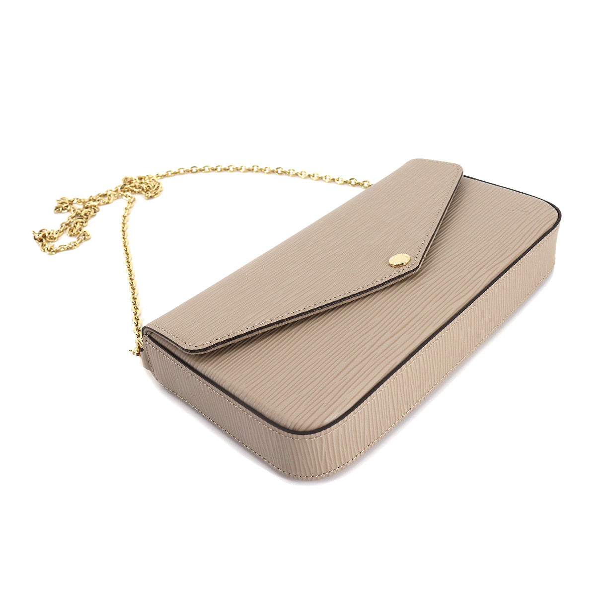 Louis Vuitton Epi Pochette Felicie Chain Wallet Leather