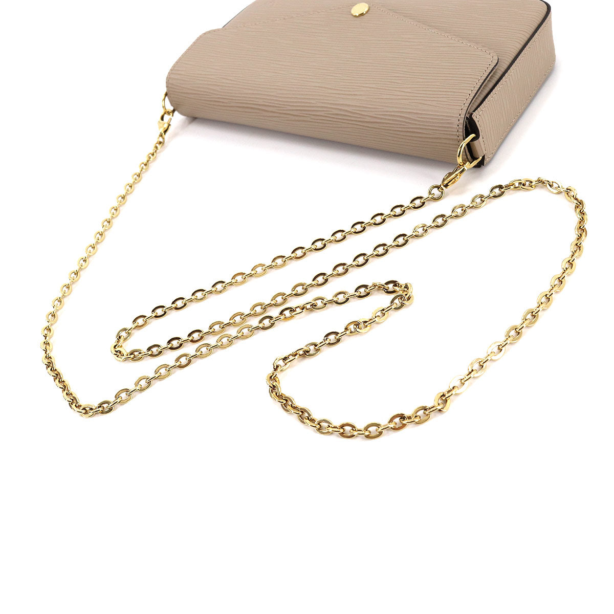 Louis Vuitton Epi Pochette Felicie Chain Wallet Leather