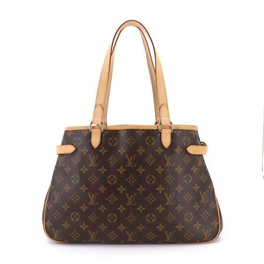 Louis Vuitton Monogram Batignolle Orizontal Tote Bag Brown