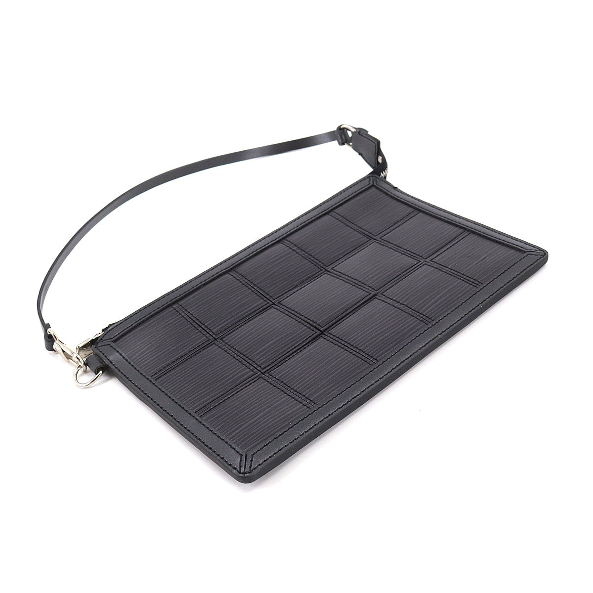 Louis Vuitton Epi Stretch Delmonico Pochette Hand Bag Noir