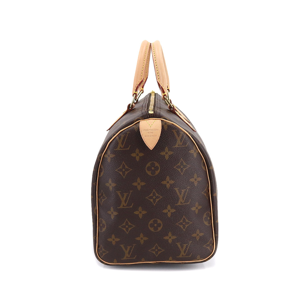 Louis Vuitton Monogram Speedy 30 Hand Bag Brown