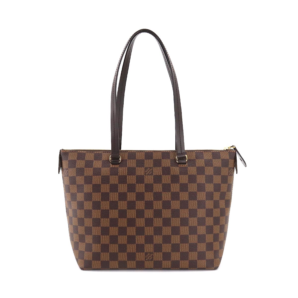 Louis Vuitton Damier Jena PM Tote Shoulder Bag Ebene Brown