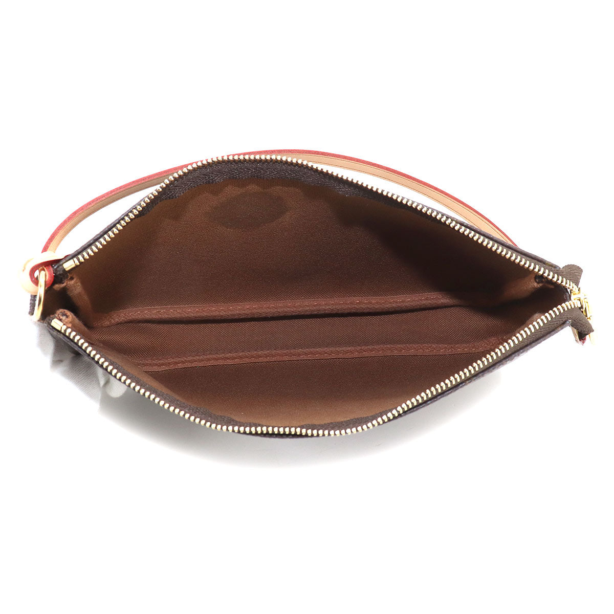 Louis Vuitton Monogram Pochette Accessoires Hand Bag Brown