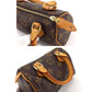 Louis Vuitton Monogram Mini Speedy Hand Bag Brown