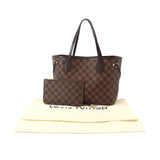 Louis Vuitton Damier Neverfull PM Tote Bag Ebene Brown