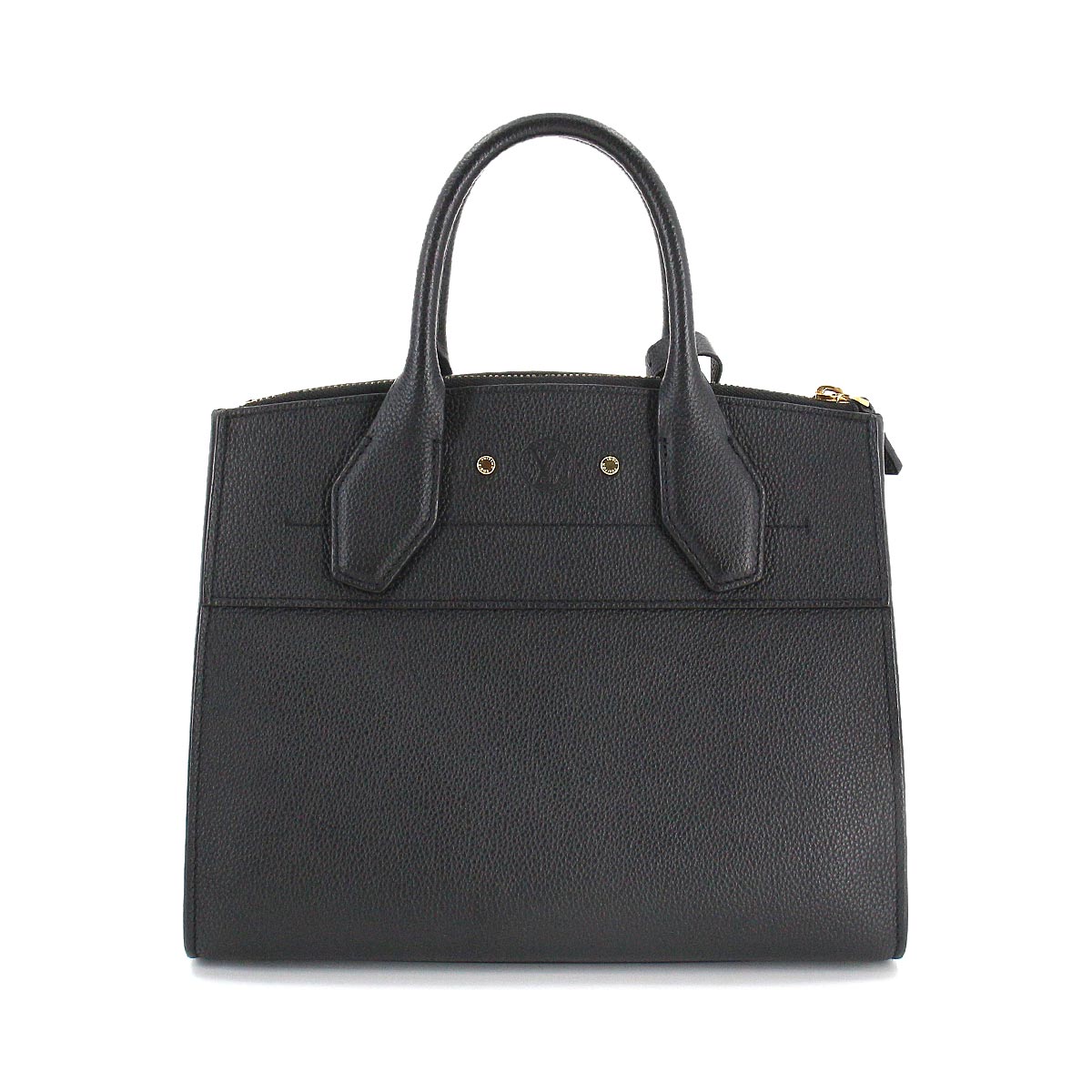 Louis Vuitton City Steamer PM 2way Shoulder Bag Leather Noir