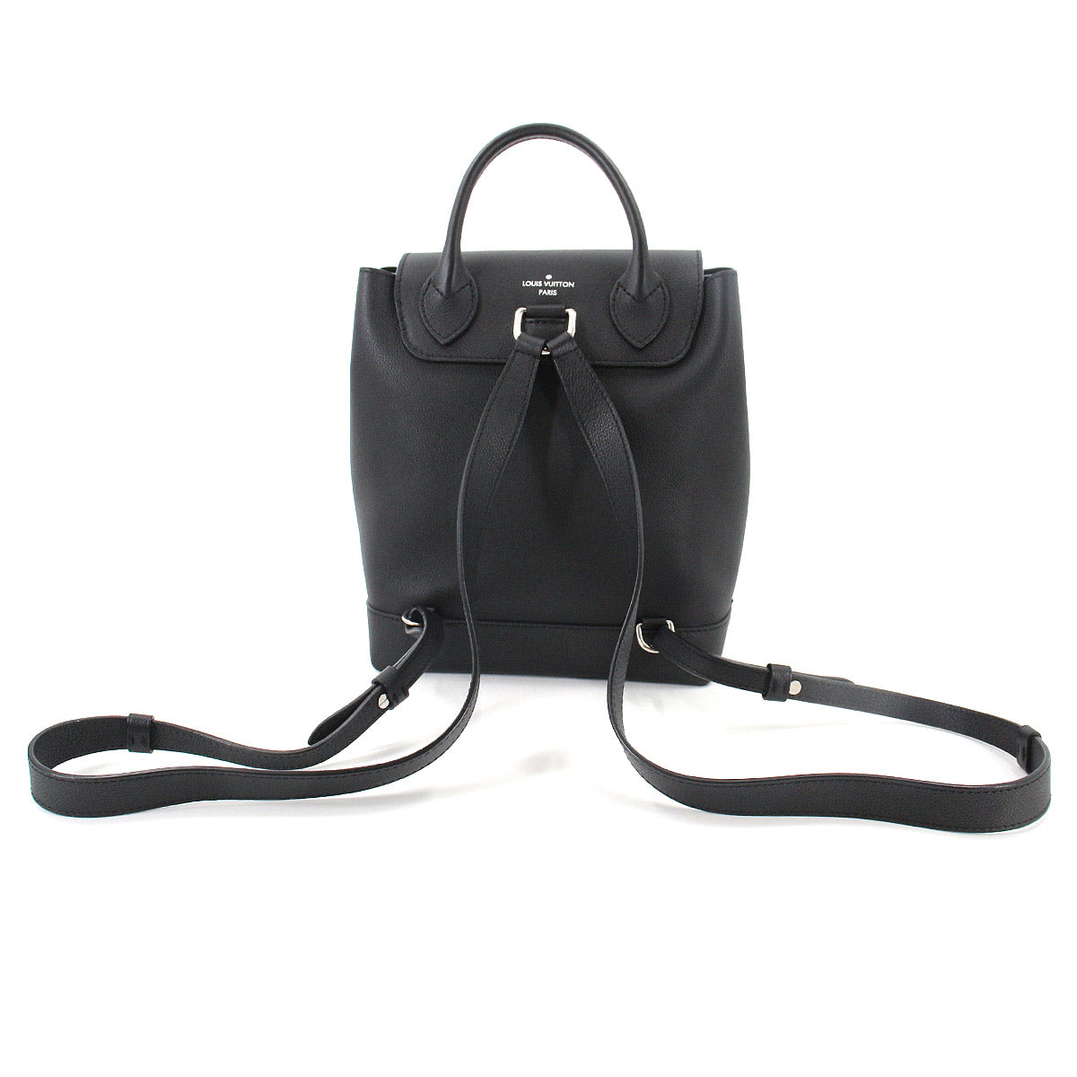 Louis Vuitton Lock Me Backpack Rucksack Leather Noir