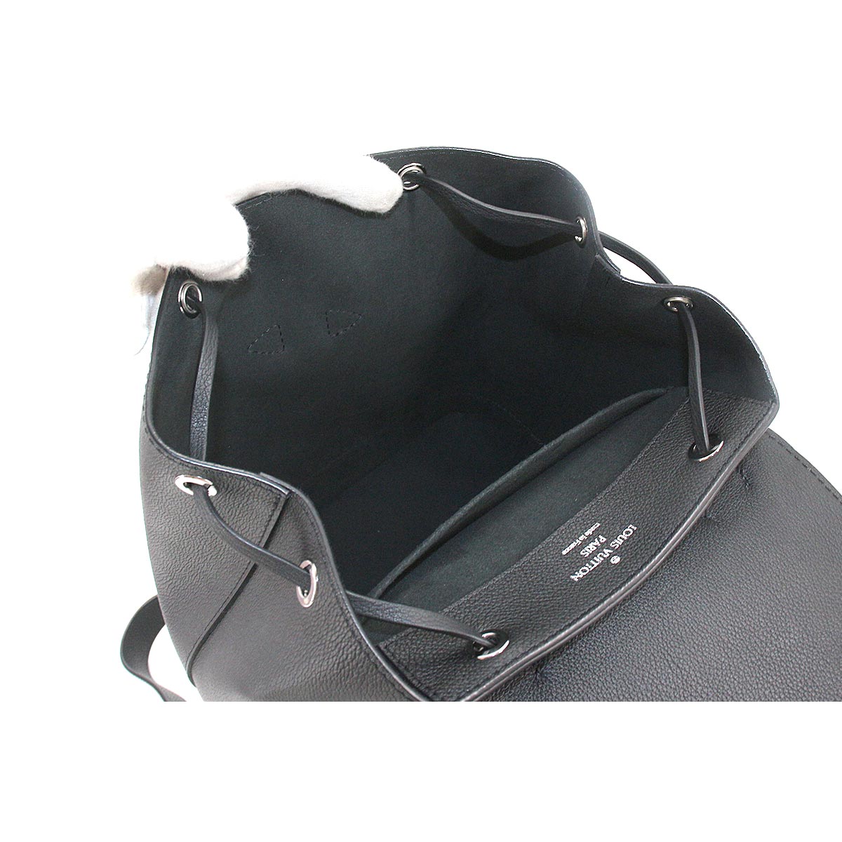 Louis Vuitton Lock Me Backpack Rucksack Leather Noir