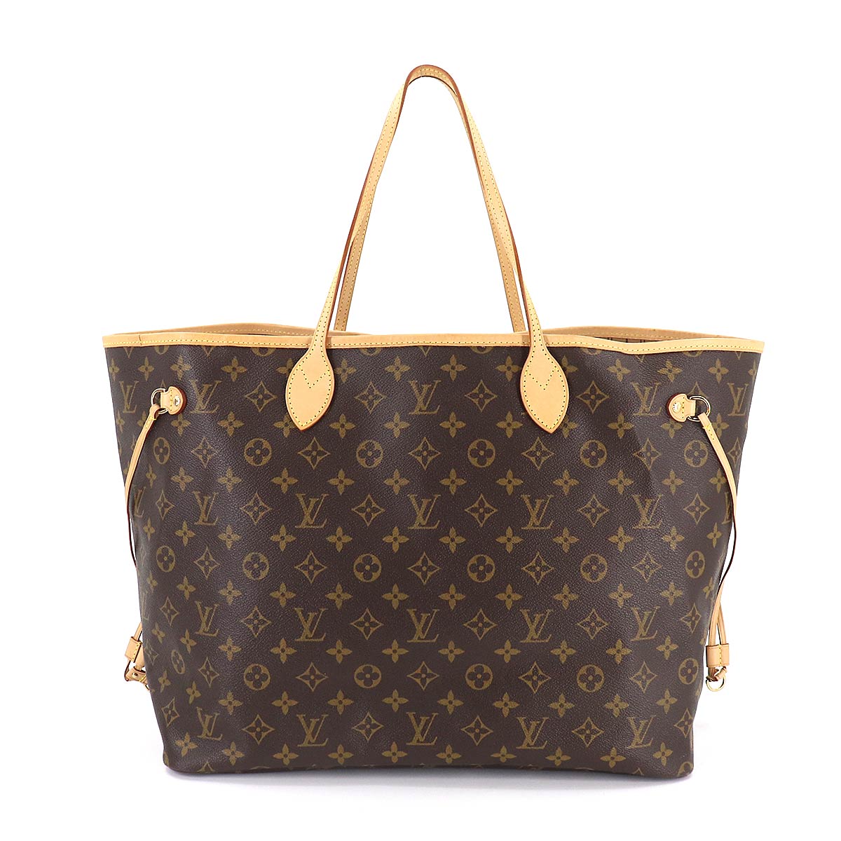 Louis Vuitton Monogram Neverfull GM Tote Bag Brown