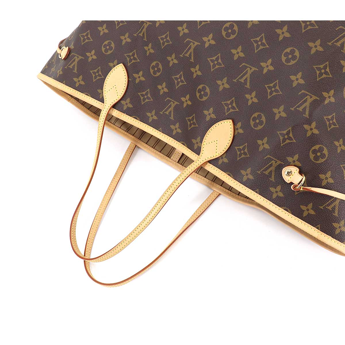 Louis Vuitton Monogram Neverfull GM Tote Bag Brown