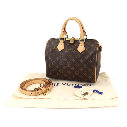 Louis Vuitton Monogram Speedy Bandouliere 25 2way Shoulder Bag