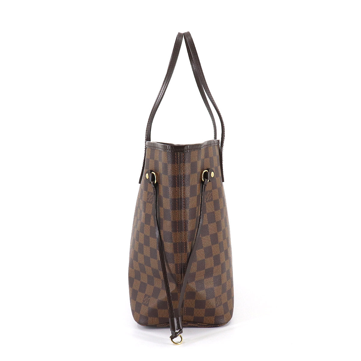 Louis Vuitton Damier Neverfull MM Tote Bag Ebene Cerise Brown