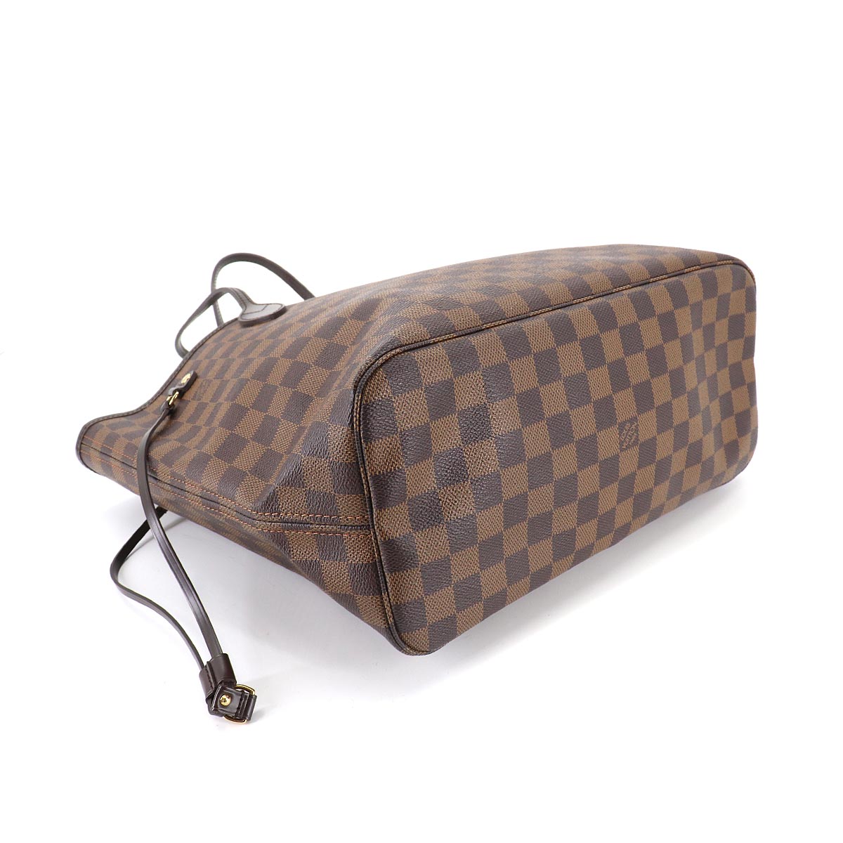 Louis Vuitton Damier Neverfull MM Tote Bag Ebene Cerise Brown