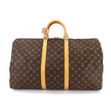 Louis Vuitton Monogram Keepall Bandouliere 55 2way Boston Shoulder Bag