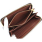 Louis Vuitton Monogram Zippy Round Zipper Long Wallet Brown